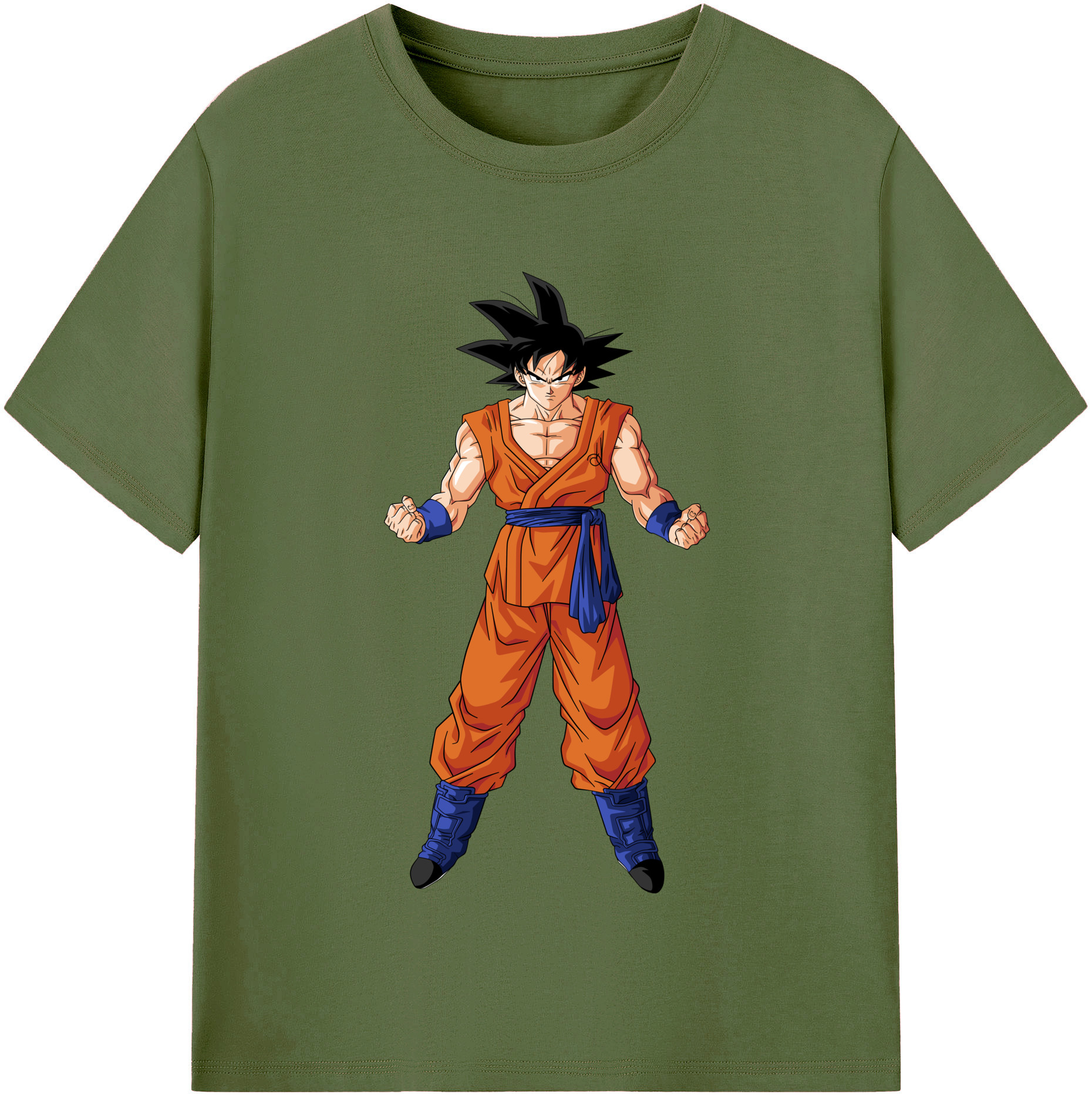 （画像用） ドラゴンボール 孫悟空（そん ごくう）Son Goku カカロット DRAGON BALL Kakarotto 綿100％半袖Tシャツ（フロントプリント）